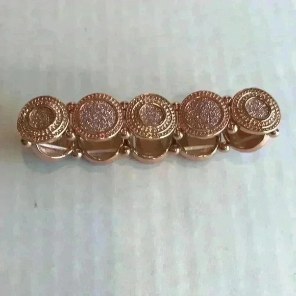 Macy’s new copper colored faux diamond bracelet - Picture 7 of 8
